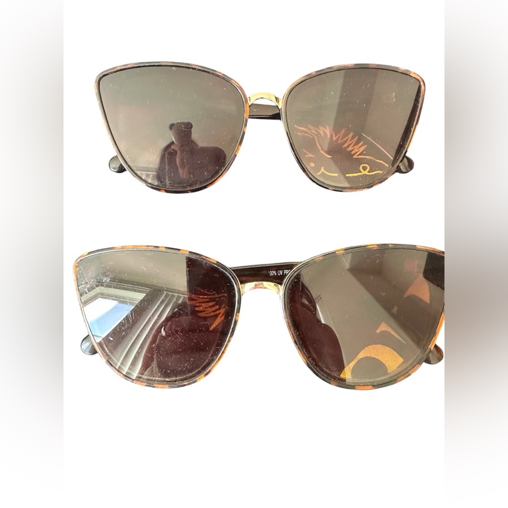 Tortoise Shell Fashion Cat Eye Sunglasses
